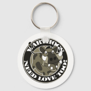 Warthog Kärlek Nyckelring