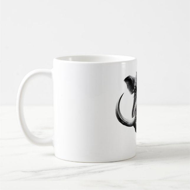 Warthog Pride T-Shirt - Realistic Black & White Kaffemugg (Vänster)