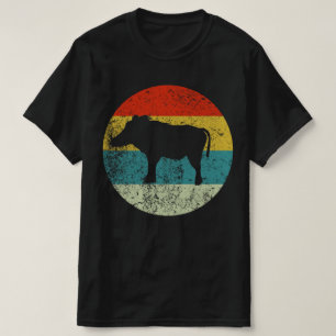warthog retro vintage silhouette 70s t shirt