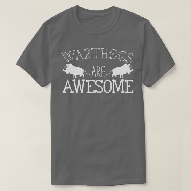 Warthogs är fantastisk t shirt (Design framsida)