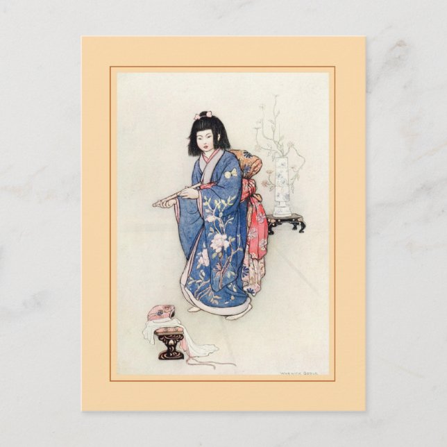 Warwick Goble Vykort (Framsida)