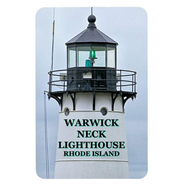 Warwick Nacke fyr, Rhode island Flexi Magnet (Vertikal)