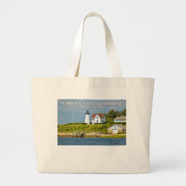 Warwick Nacke fyr, Rhode island Tote Bag Jumbo Tygkasse