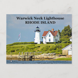 Warwick Nacke fyr, Rhode island vykort