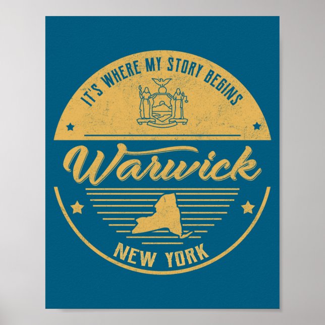 Warwick New York Its Where My Story Begins  Poster (Framsidan)