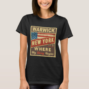 Warwick Ny Det är där min berättelse börjar  T Shirt