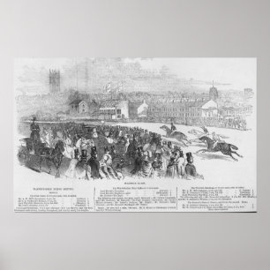 Warwick tävlingar, från 'den illustrerade London Poster