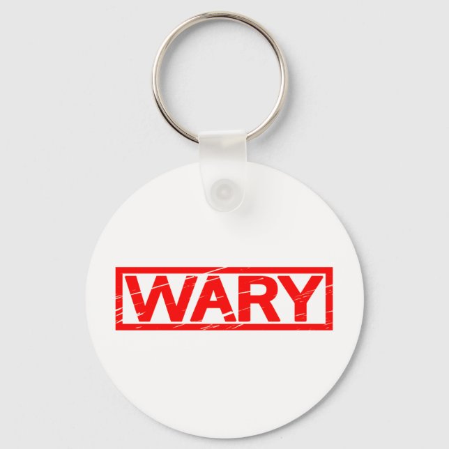 Wary Frimärke Nyckelring (Framsida)