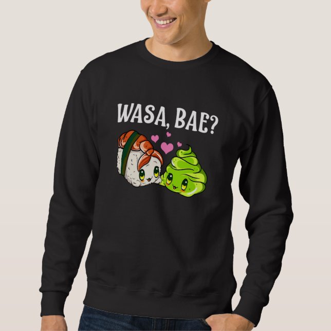 Wasa Bae  Sushi and Wasabi Lång Ärmad Tröja (Framsida)