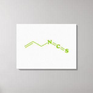 Wasabi Allyl Isotiocyanat Molecular Formula Canvastryck