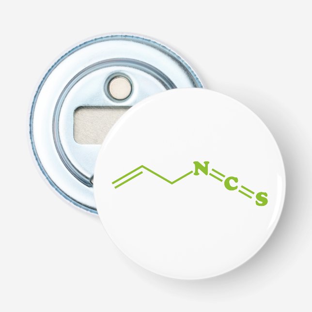Wasabi Allyl Isotiocyanat Molecular Formula Flasköppnare (Framsidan)