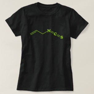 Wasabi Allyl Isotiocyanat Molecular Formula T Shirt