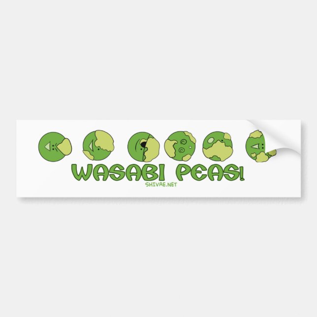 Wasabi ÄRTOR! Bildekal (Framsidan)