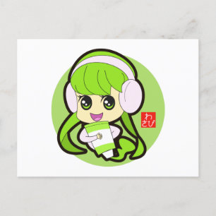 Wasabi Girl Vykort