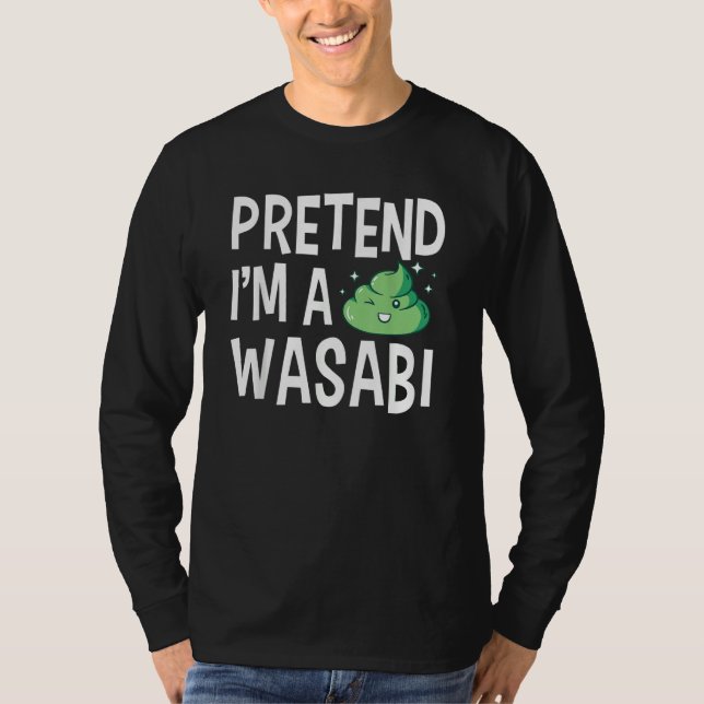 Wasabi Japanese Horseradish Paste Spicy Condiments T Shirt (Framsida)