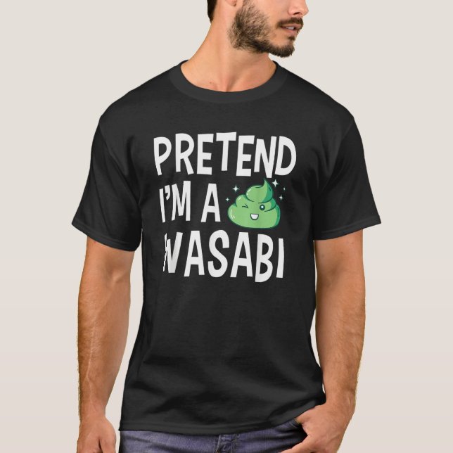 Wasabi Japanese Horseradish Paste Spicy Condiments T Shirt (Framsida)