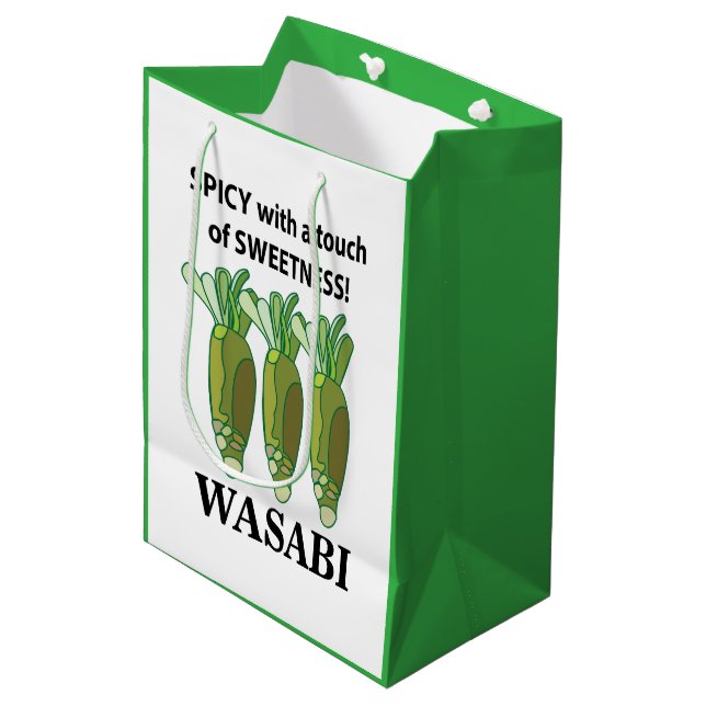 Wasabi-krydda med en beröring av sötheten Wasabi (Framsidan Vinklad)