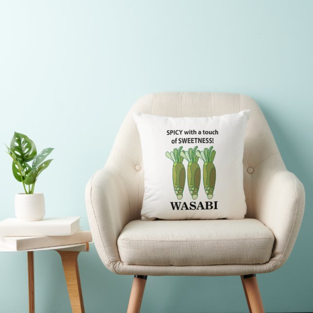 Wasabi-krydda med en beröring av sötheten Wasabi Kudde (Stol)