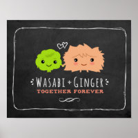 Wasabi och ingefära tillsammans för evigt