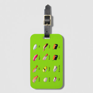 Wasabi sushi Japansk söt mat Bagagebricka