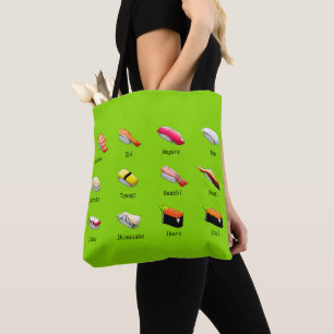 Wasabi sushi Japansk söt mat Tygkasse
