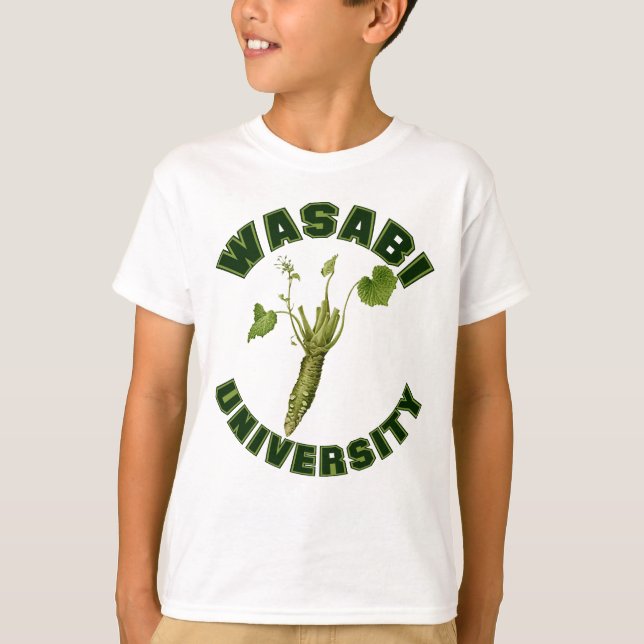 Wasabi Universiteten Tee Shirt (Framsida)