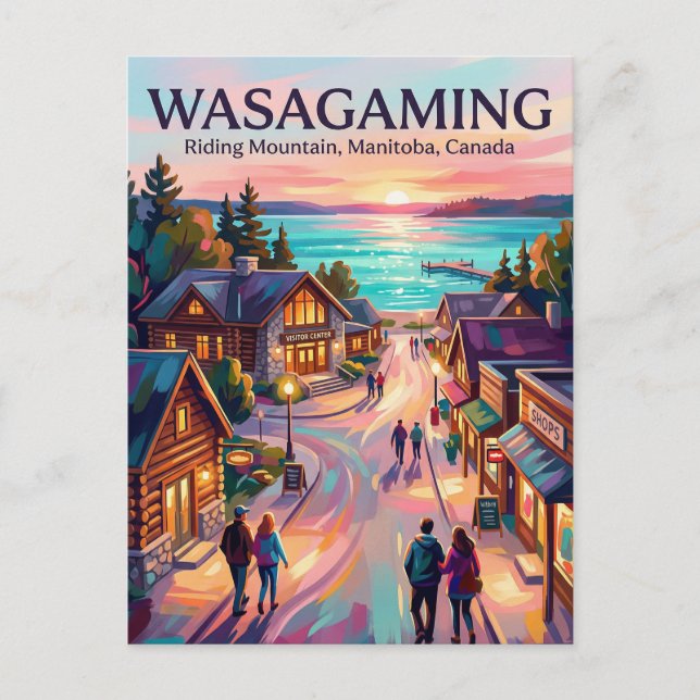 Wasagaming Canada Vykort (Framsida)