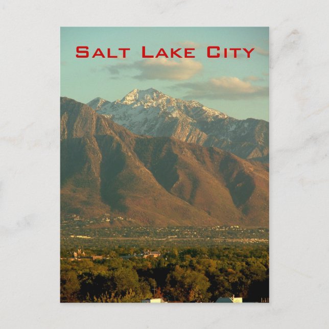 Wasatch Front Vykort (Framsida)