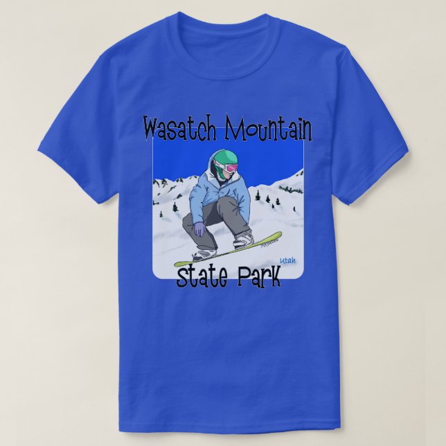 Wasatch Mountain State Park Utah T Shirt (Design framsida)