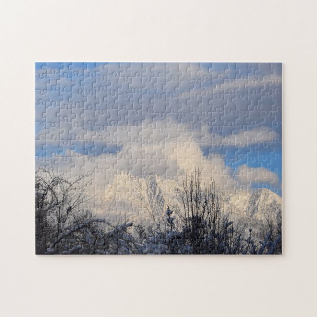 Wasatch Mountains - View from SLC Puzzle Pussel (Horisontell)