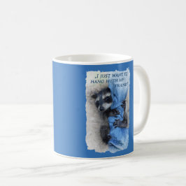Waschbär  -  Abhängen Kaffemugg