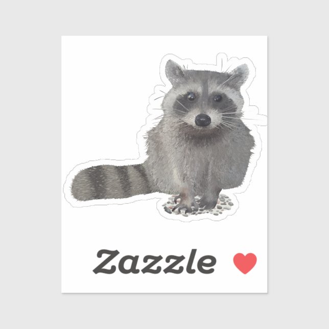 Waschbär  klistermärken (Ark)