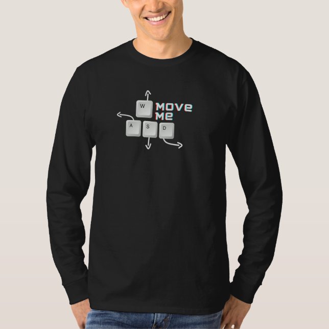 wasd Flytta mig T Shirt (Framsida)