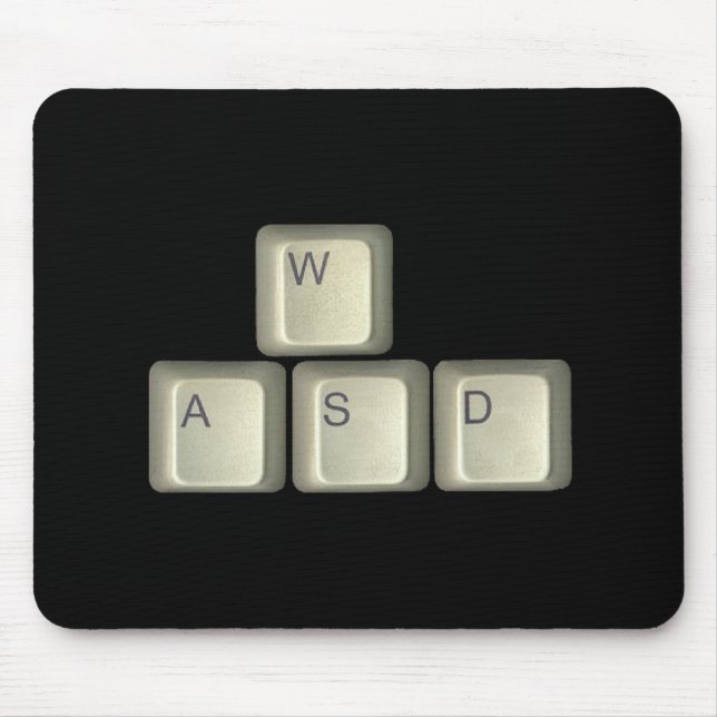 WASD-nycklar Musmatta (Framsidan)