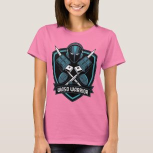 WASD PC-gammarens T-shirts för videospelentusiaste