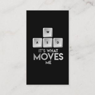 WASD-tangentbord stämm PC:N som spelar Visitkort