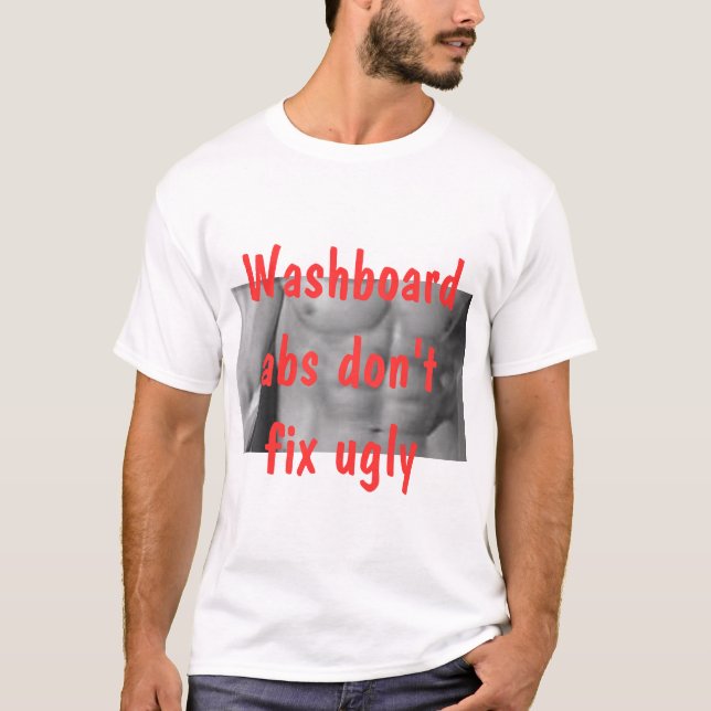 WashboardAbs Tee Shirt (Framsida)