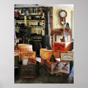 Washboards och tvål poster