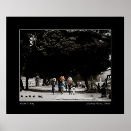 Washday i Accra Ghana Poster