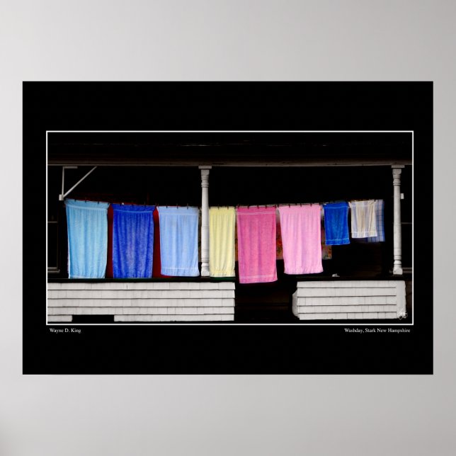 Washday Stark New Hampshire Poster (Framsidan)
