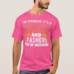 Washer Pitchin Washingers spel Mera storlekar och T Shirt