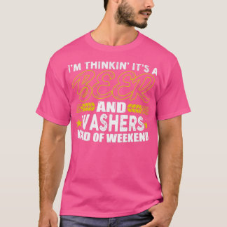 Washer Pitchin Washingers spel Mera storlekar och T Shirt