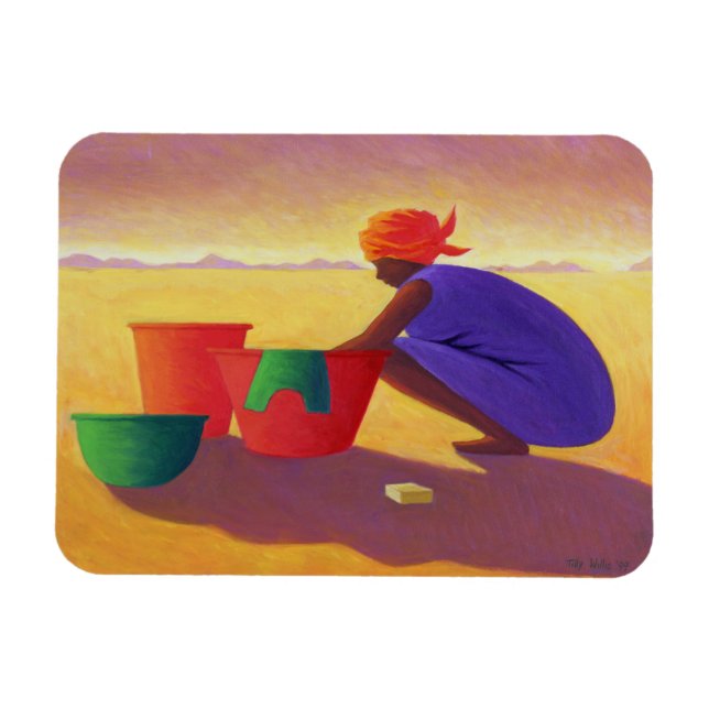 Washer Woman 1999 Magnet (Horisontell)