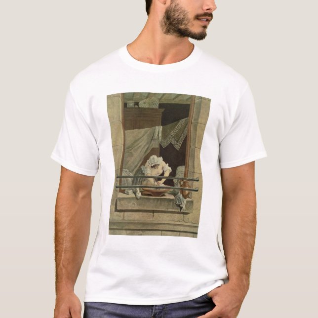 Washerwomanen som inristas av J. Laurent Julien Tee Shirt (Framsida)
