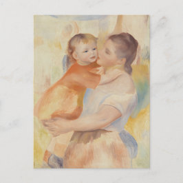 Washerwomen and Child (1886) Pierre-Auguste Renoir Vykort