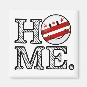 Washhington DC som ler flaggahemmet Magnet