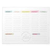 Washi Tape Weekly Planner
