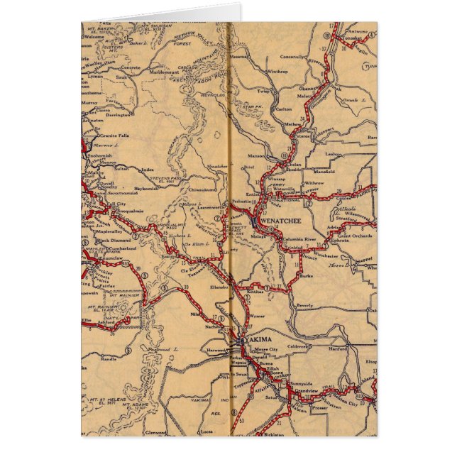 Washington 6 hälsningskort (Framsidan)