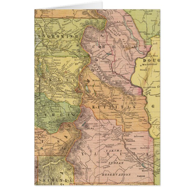 Washington 7 hälsningskort (Framsidan)