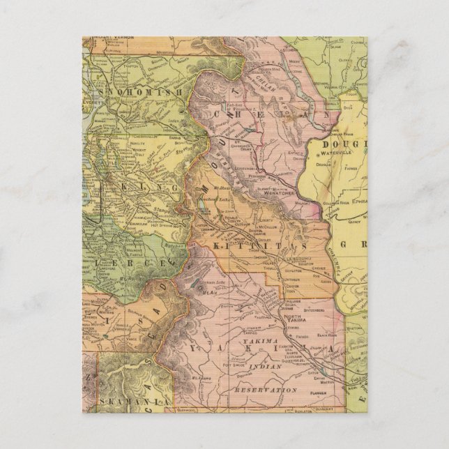 Washington 7 vykort (Framsida)